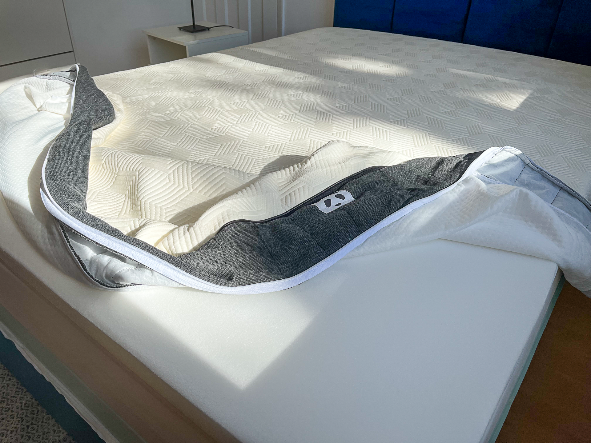 panda hybrid bamboo mattress cover
